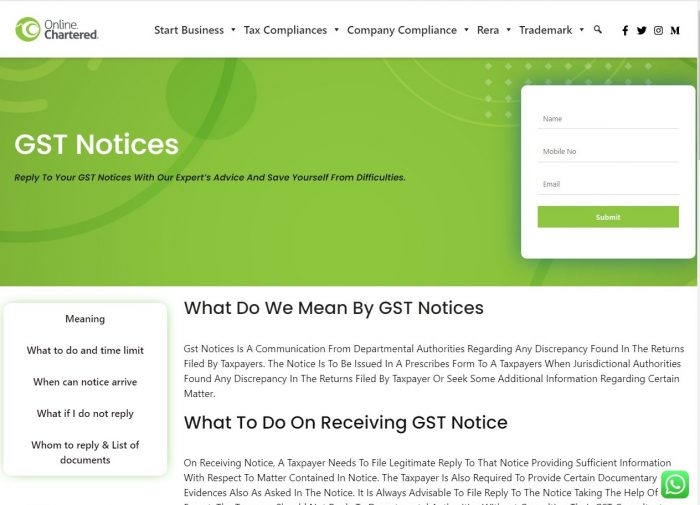 GST Notices Reply I GST Notice Reply Services In Surat