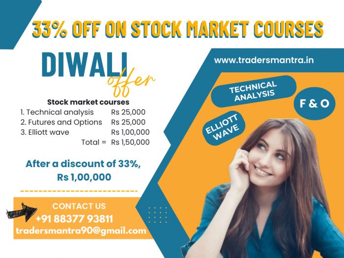 Diwali offer on Stock Market Courses | 33 % off