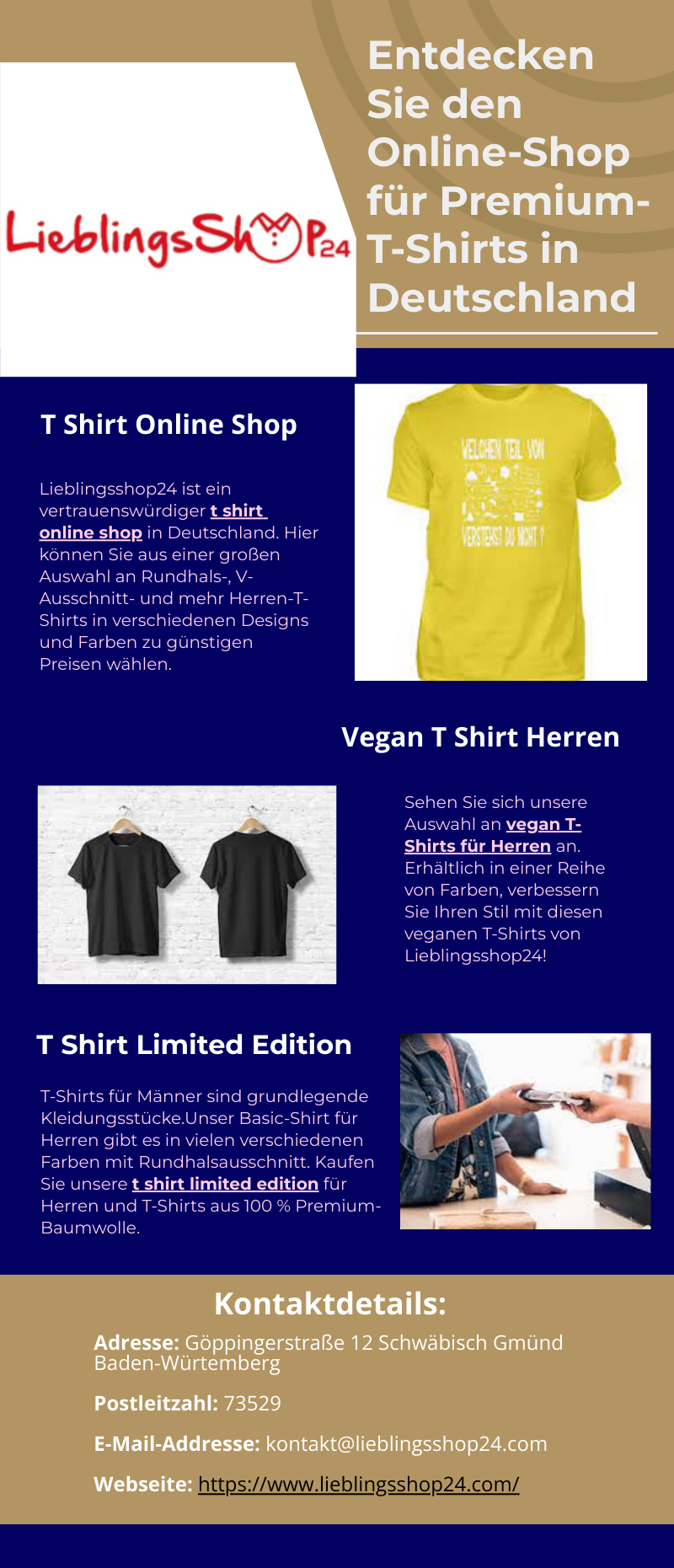 Entdecken Sie den Online-Shop für Premium-T-Shirts in Deutschland