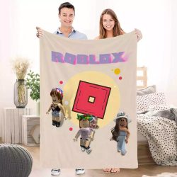 Roblox Blanket , Baby Blanket Size 30×40, Roblox Characters Blanket $19.95