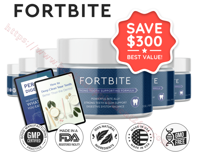 FortBite Every Dentist Recommendation To Protect Your Teeth And Gums With Natural Formula[Spam O ...