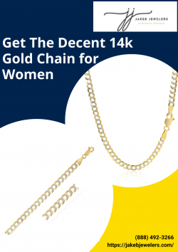 Get The Decent 14k Gold Chain for Women