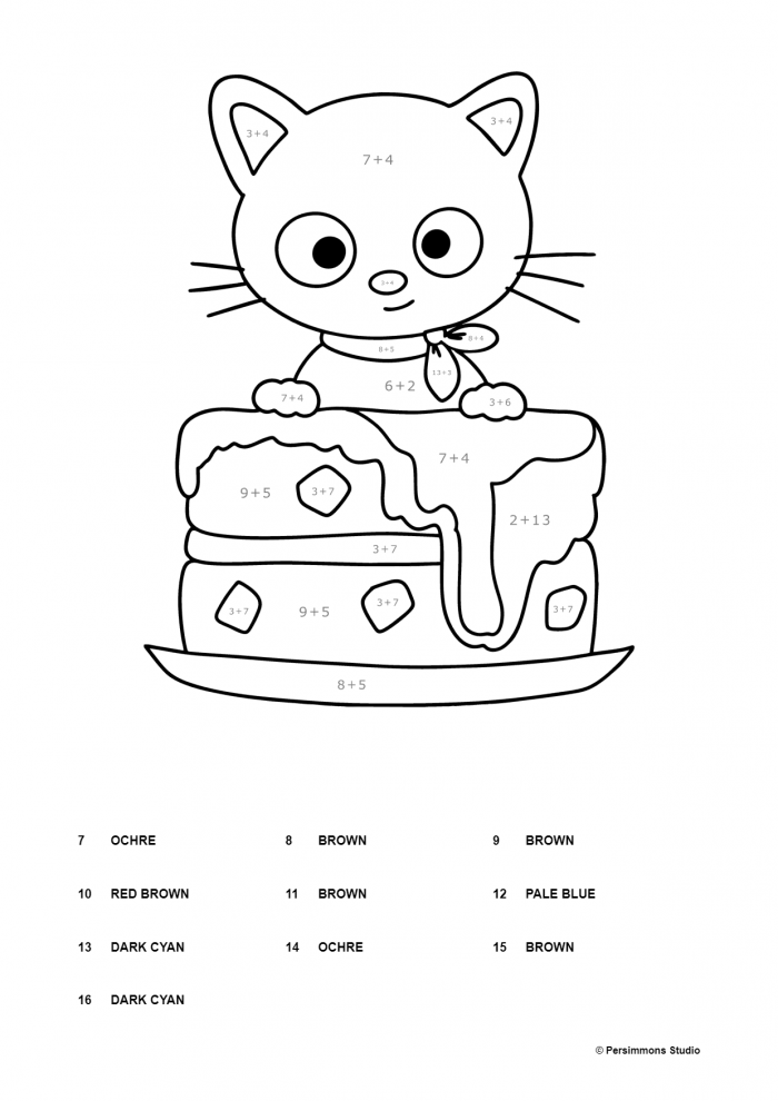 Hello Kitty Chococat Color Book