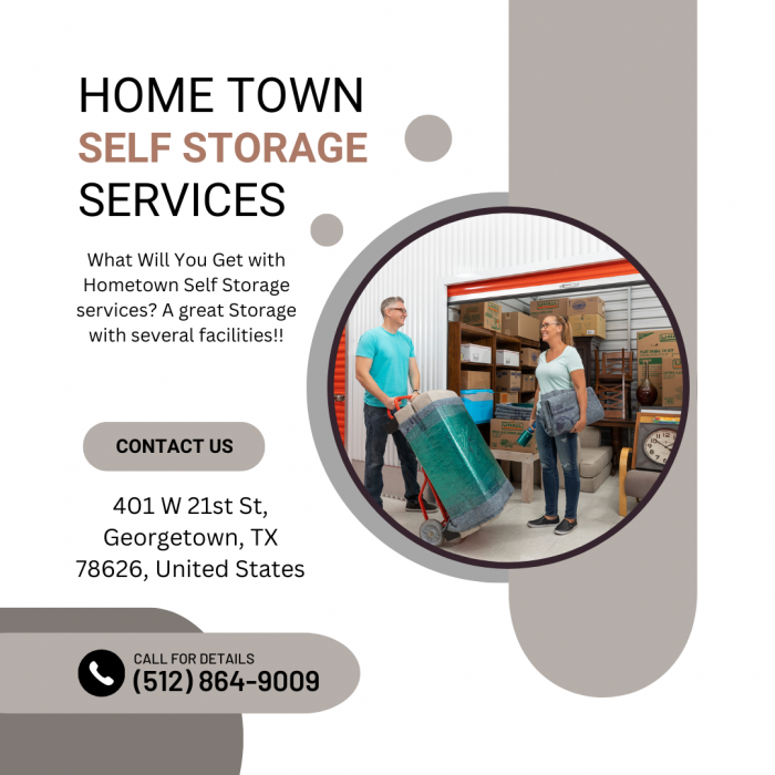 Book Your Space in Hometown Self Storage
