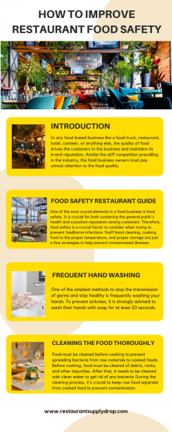 HOW TO IMPROVE RESTAURANT FOOD SAFETY?