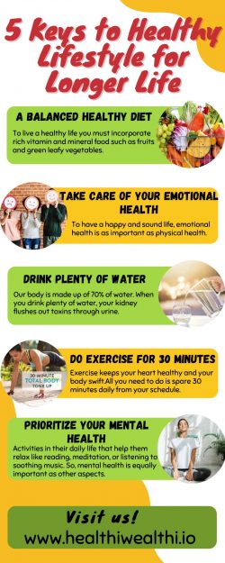 5 Keys to Healthy Lifestyle for Longer Life
