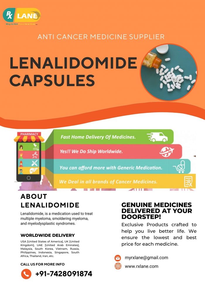 Generic Lenalidomide Capsules Wholesale | Lenalid Natco Supplier Philippines
