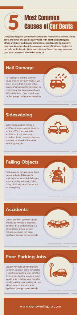 5 Most Common Causes of Car Dents