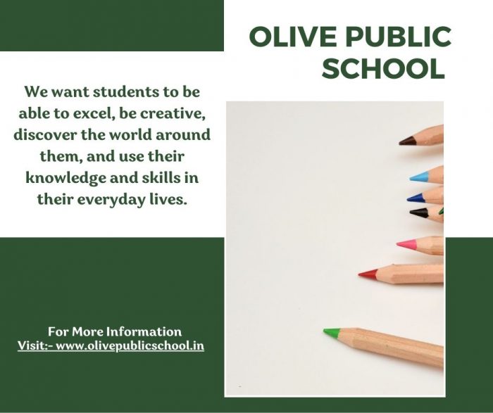 Olive Public School Aims to Provide you the Confidence, and Skills