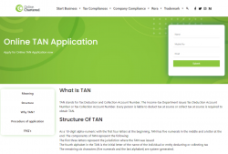 Online TAN Application | Apply TAN CARD Application 