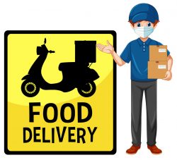 What is a good example of an open source food delivery app in action?