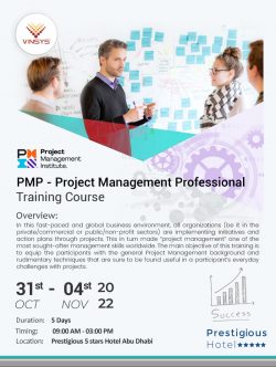 Project Management Professional (PMP) Training Course – Vinsys