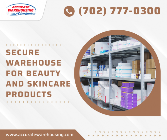 Secure Warehouse for Beauty and Skincare Products