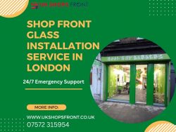 Shop Front Glass Installation Service in London