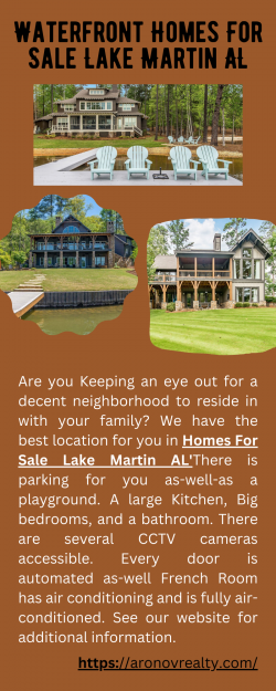 Waterfront Homes For Sale Lake Martin AL