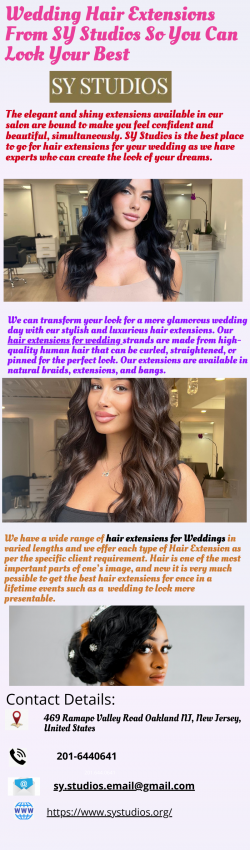 Wedding Hair Extensions From Sy Studio So You Can Look Your Best
