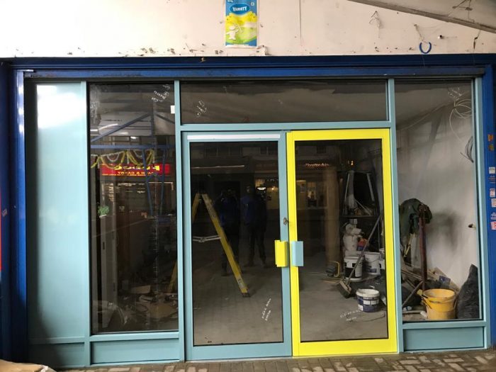 Glass Door Shop Front in London