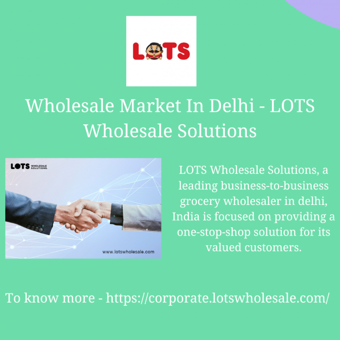 Wholesale Market In Delhi – LOTS Wholesale Solutions