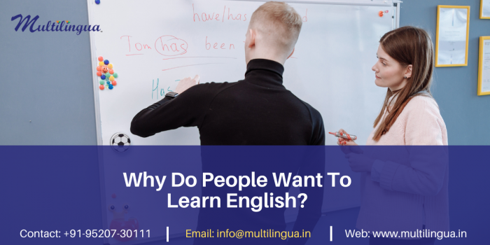 Why Do People Want To Learn English?