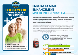 Endura TX Male Enhancement (12 Facts About) Revive Your Man Power!