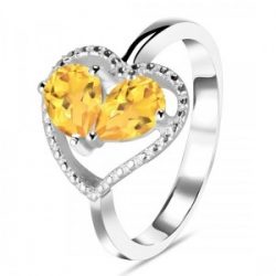 Buy Citrine Rings that change your bad mood to good mood