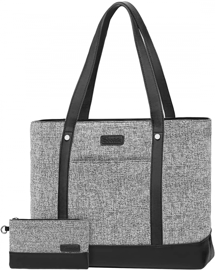 Large Capacity Water Resistant Canvas Work Laptop Tote Bags for Women