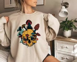 Mushroom Sweater , Stay Weird Shirt Skull $16.95