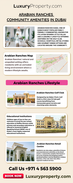Arabian Ranches Property Amenities in Dubai | Luxuryproperty.com
