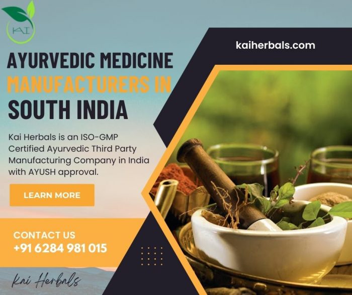 Ayurvedic Medicine Manufacturers in South India