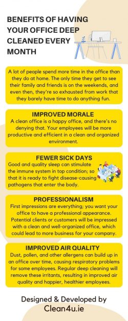 Benefits Of Having Your Office Deep Cleaned Every Month