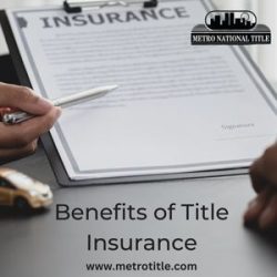 What are the benefits of Title Insurance?