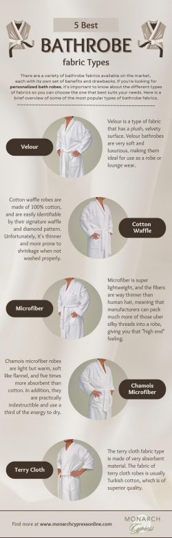 5 Best Bathrobe Fabrics Types