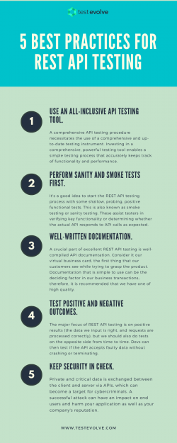 5 Best Practices for REST API Testing – Test Evolve