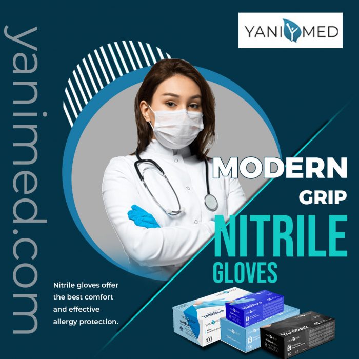 Best Quality modern grip nitrile gloves