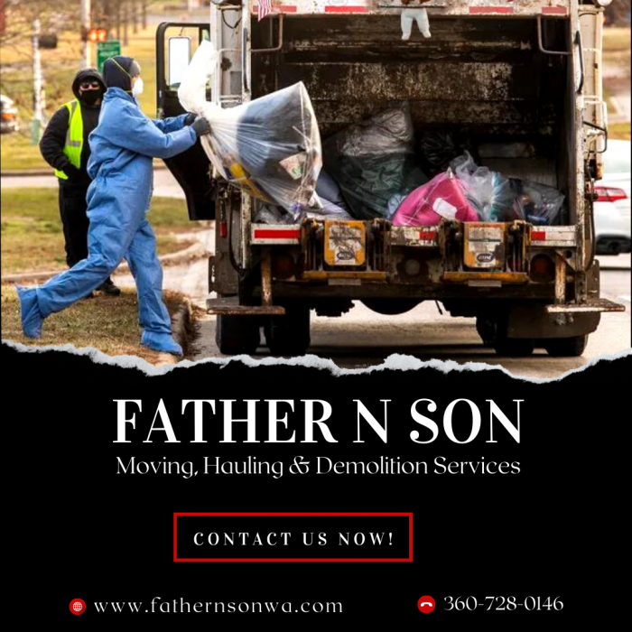 Best Trash Removal Near me in Port Angeles, WA – Father ‘n’ Son