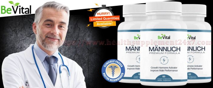 BeVital Mannlich #1 Premium The World’s First Most Beneficial Male Growth Hormone Activato ...