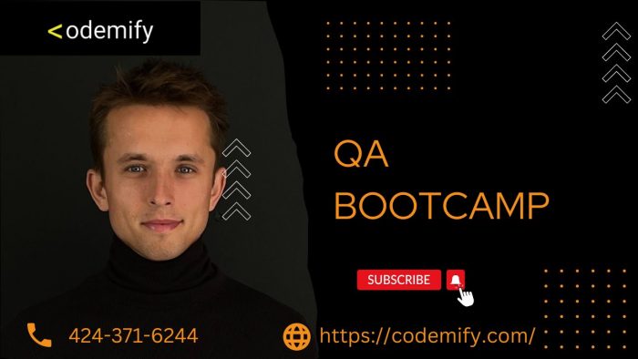 Join the Qa Bootcamp to become a successful tester