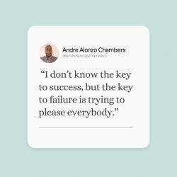 Andre Alonzo Chambers – Key To Success