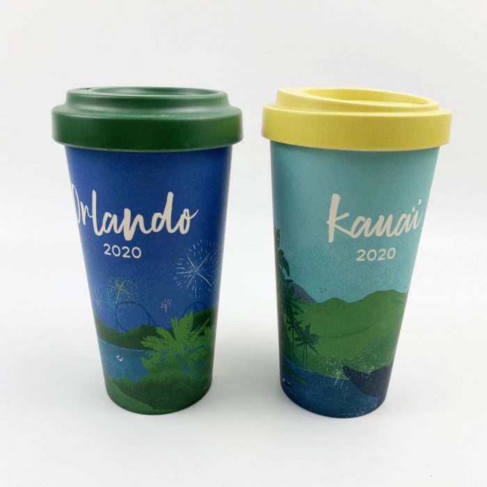 Customized Bamboo Fiber Coffee Cup 23oz