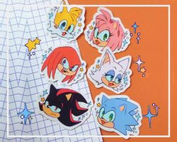 Sonilc And Friends Stickers, Friends Stickers $9.99