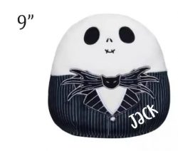 Halloween Decorative Pillow, Personalized Squishmallow Jack Skellington 9 inch $17.90
