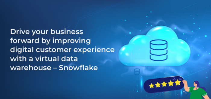Drive your business forward by improving digital customer experience with a virtual snowflake da ...