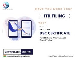 DSC Certificate for ITR filing