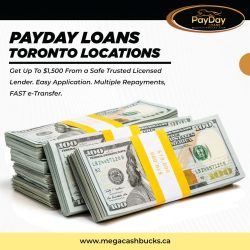 Find The Payday Loans Toronto Locations Online – Mega Cash Buck