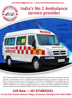 The Best Ambulance Service In new Delhi