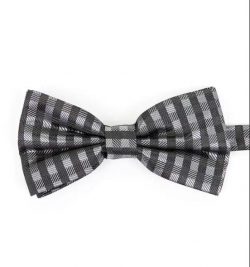 FN-069 Gloable colour dot design hoe selling Woven Silk fabric Bow Tie