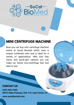 Mini Centrifuge Machine