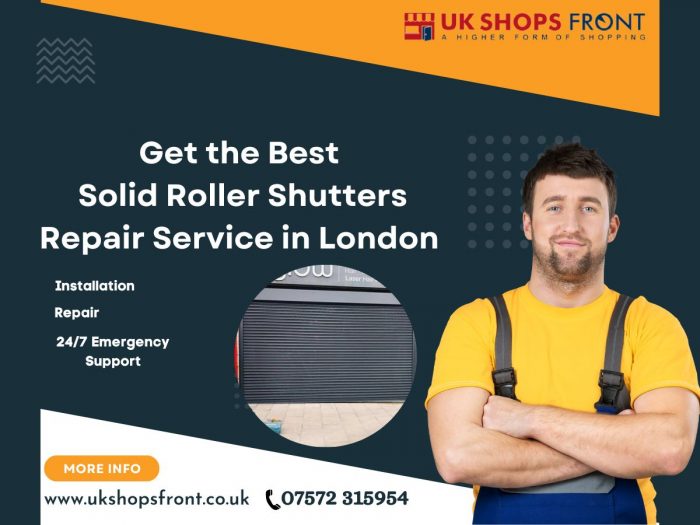 Get the Best Solid Roller Shutters Repair Service in London