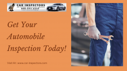 Get Your Automobile Inspection Today!