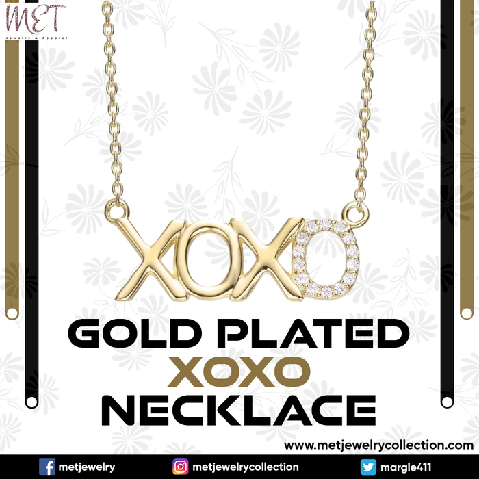Gold Plated XOXO Necklace